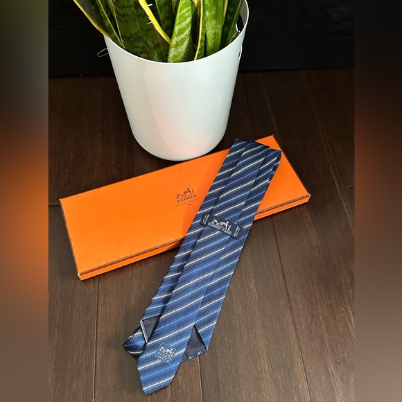 Hermes Necktie 2 pcs. - Picture 4 of 13